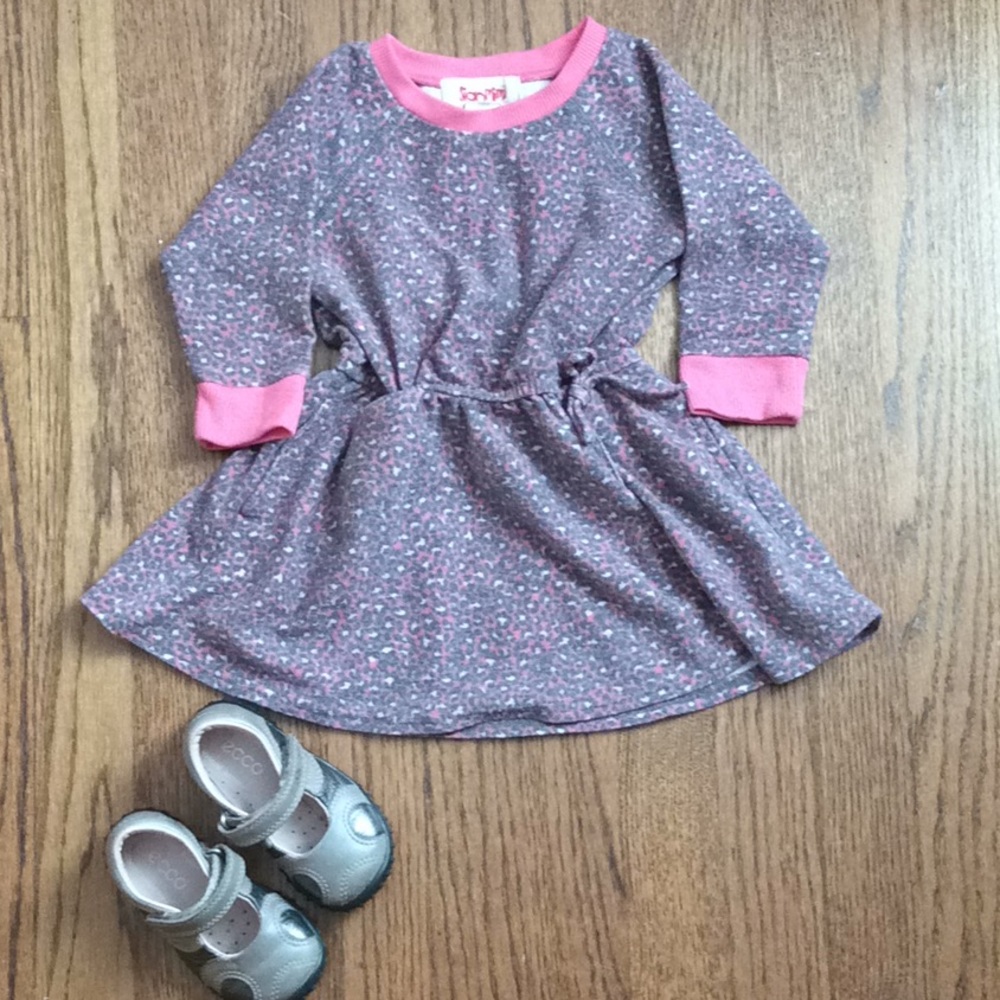 Siaomimi toddler girls animal print dress